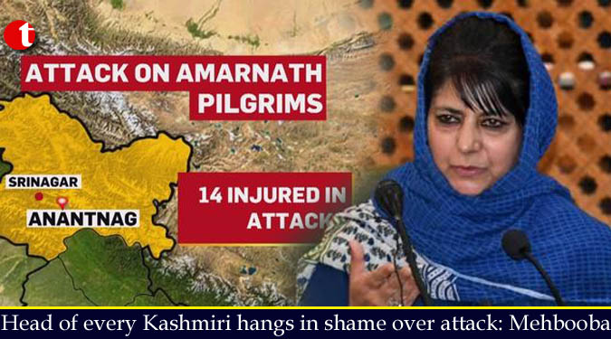 Head of every Kashmiri hangs in shame over attack: Mehbooba