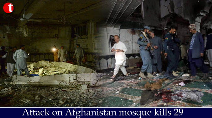 Attack on Afghanistan mosque kills 29