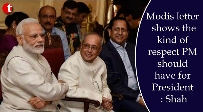 Modi’s letter shows the kind of respect PM should have for President: Shah