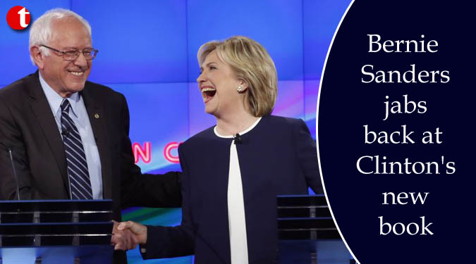 Bernie Sanders jabs back at Clinton's new book