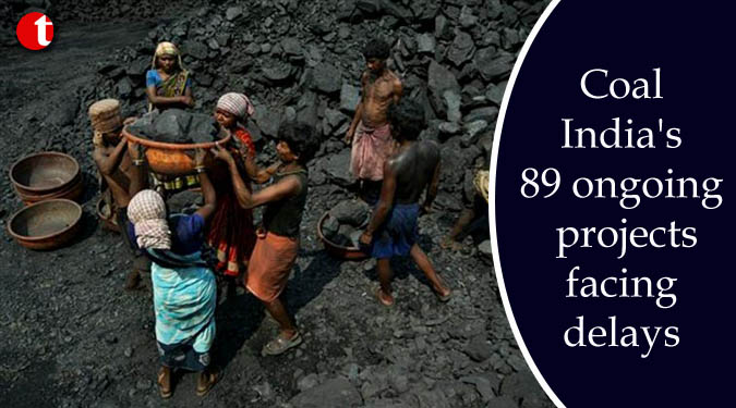 Coal India's 89 ongoing projects facing delays