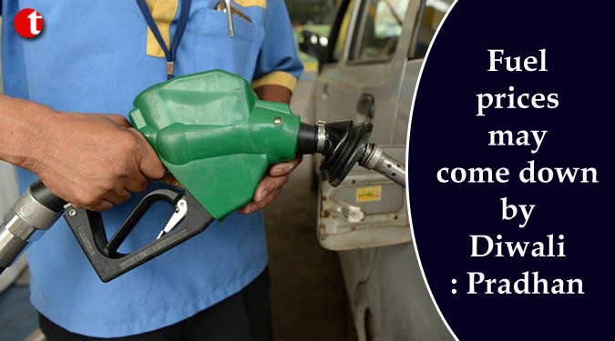 Fuel prices may come down by Diwali: Pradhan