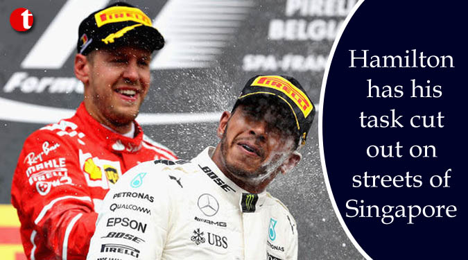 Hamilton has his task cut out on streets of Singapore