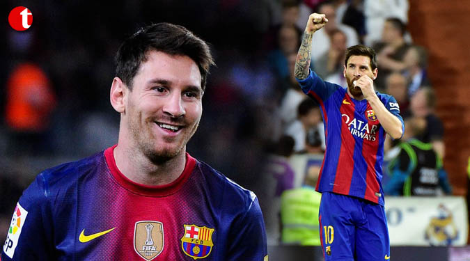 Messi's new Barcelona contract signed by his father