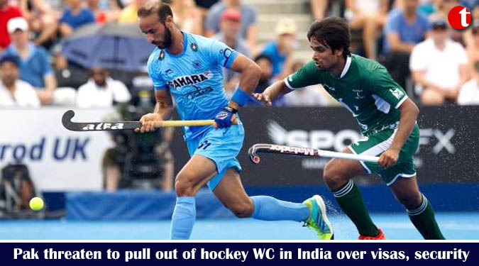 Pakistan threaten to pull out of hockey WC in India over visas, security