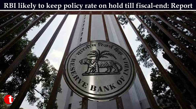RBI likely to keep policy rate on hold till fiscal-end: Report