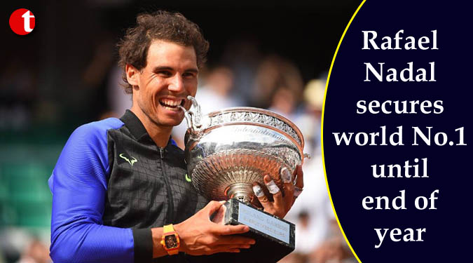 Rafael Nadal secures world No.1 until end of year