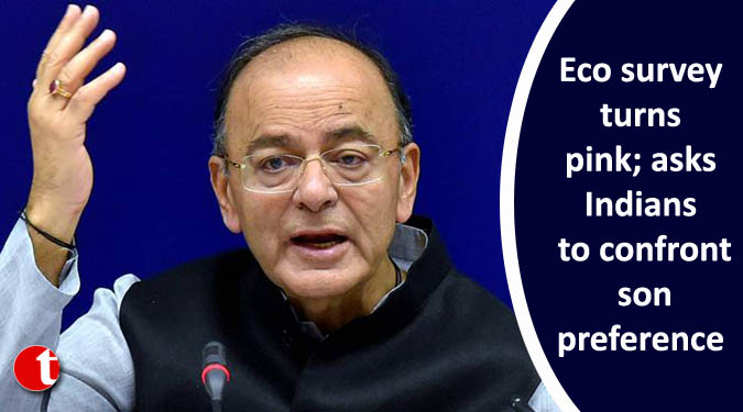 Eco survey turns pink; asks Indians to confront son preference