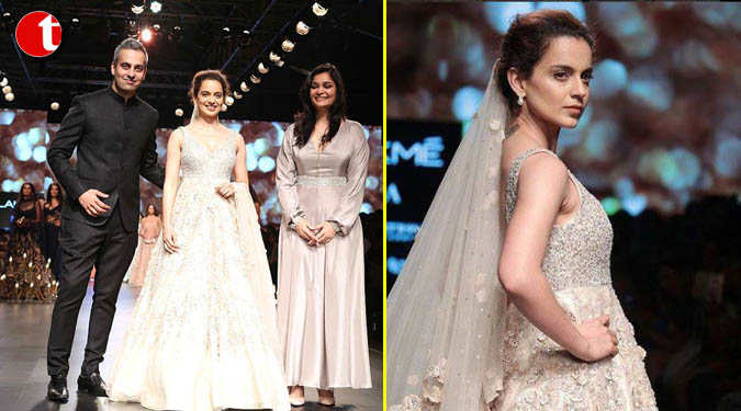 Kangana Ranaut at Lakme Fashion Week 2018