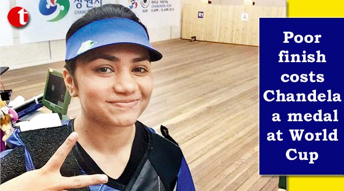 Poor finish costs Chandela a medal at World Cup