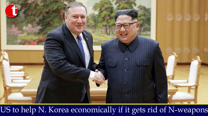 US to help N. Korea economically if it gets rid of nuclear weapons