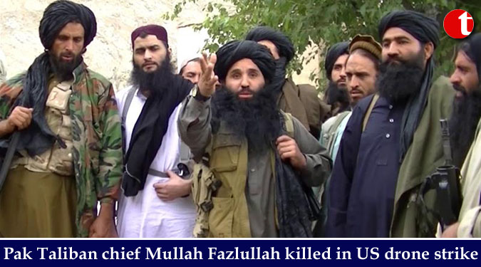 Pakistan Taliban chief killed in US drone strike