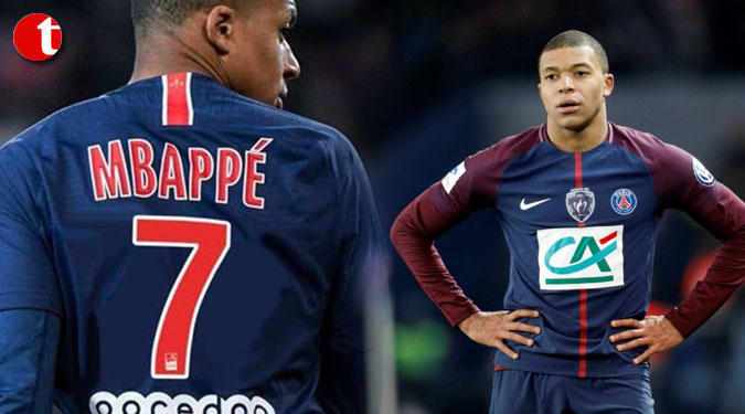 Kylian Mbappe to wear PSG's No.7 jersey