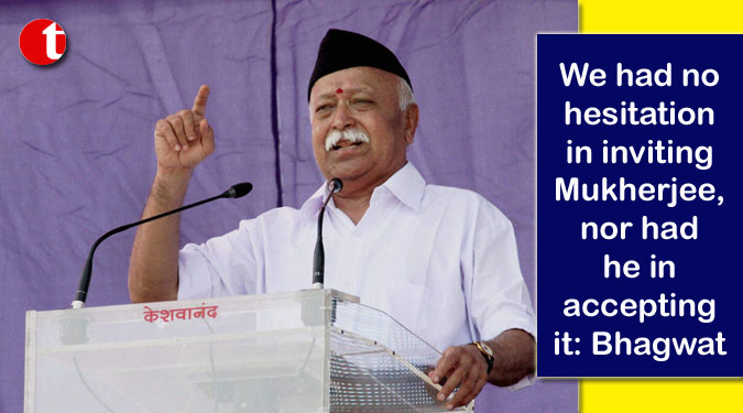 We had no hesitation in inviting Mukherjee, nor had he in accepting it: Bhagwat