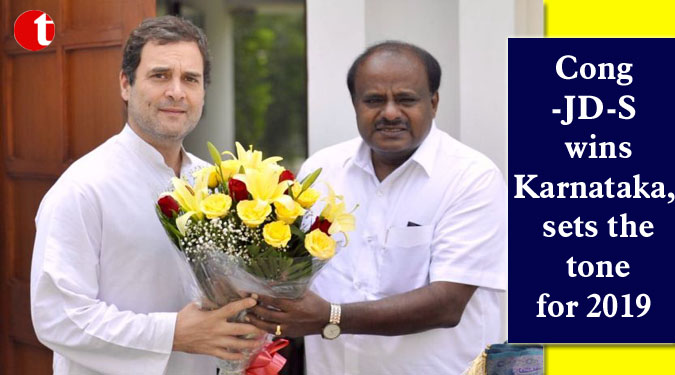 Cong-JD-S wins Karnataka, sets the tone for 2019