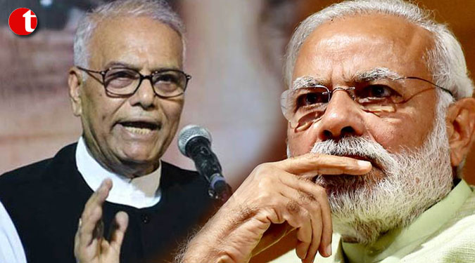 Don't 'forgive' Modi in 2019 LS polls: Yashwant Sinha to farmers