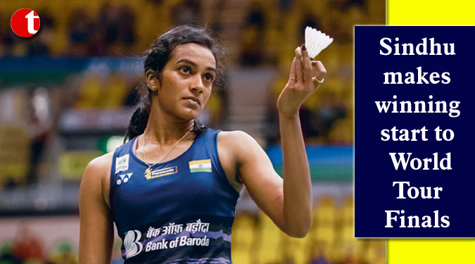 Sindhu makes winning start to World Tour Finals