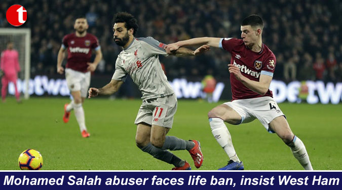 Mohamed Salah abuser faces life ban, insist West Ham