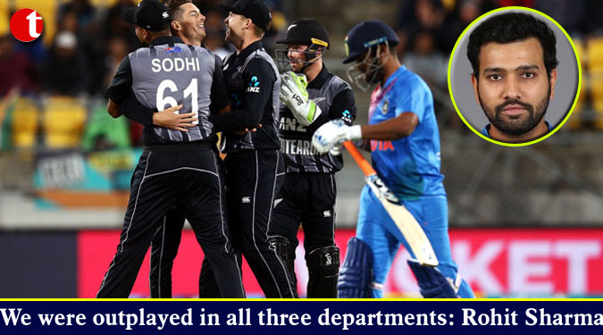 We were outplayed in all three departments: Rohit Sharma