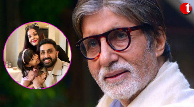 Big B loves when Aaradhya destroy his working desk