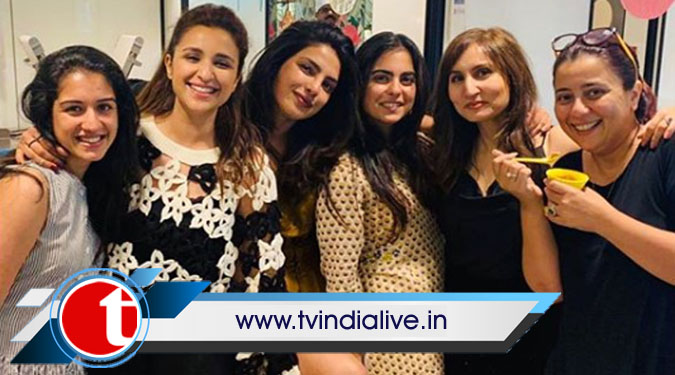 Priyanka, Parineeti's party at Isha Ambani's home
