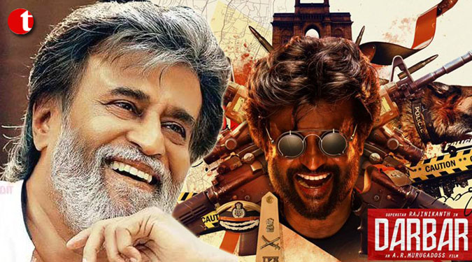 Rajini's next film titled 'Darbar,' first look unveiled