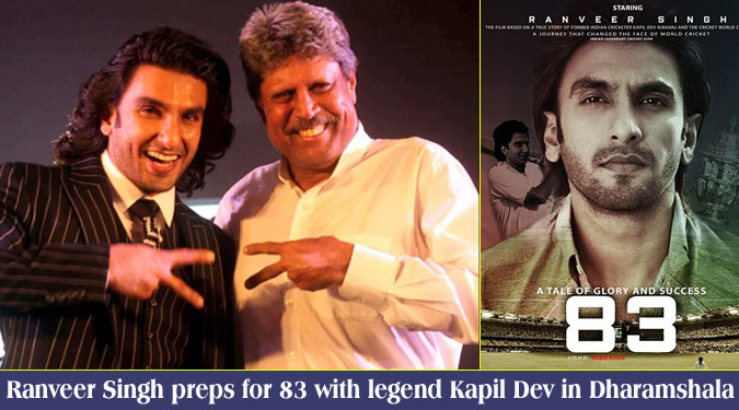 Ranveer Singh preps for 83 with legend Kapil Dev in Dharamshala