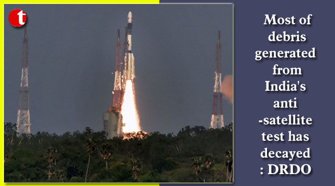 Most of debris generated from India's anti-satellite test has decayed: DRDO