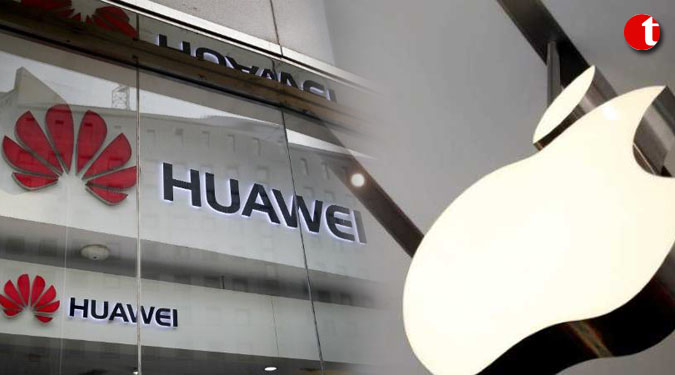 Chinese shout 'Boycott Apple' as US goes after Huawei