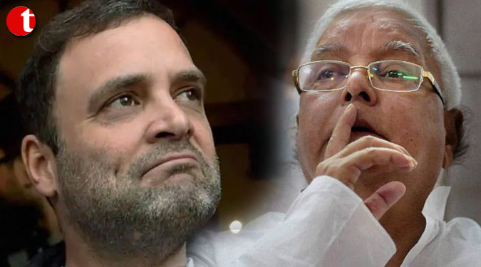 ‘Rahul’s resignation will be suicidal for Congress’: Lalu Yadav