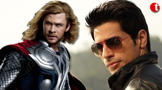 Thor is Sidharth Malhotra's favourite Avenger