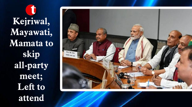 Kejriwal, Mayawati, Mamata to skip all-party meet; Left to attend