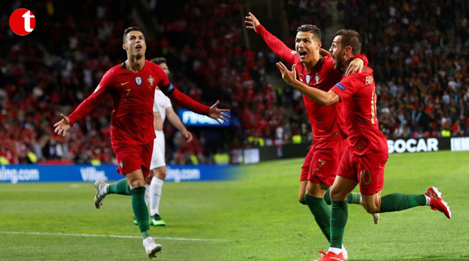 Cristiano Ronaldo 'trick' sends Portugal to Nations League final