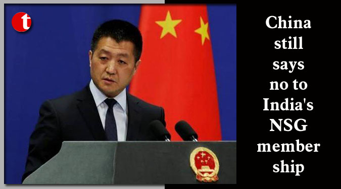 China still says no to India's NSG membership