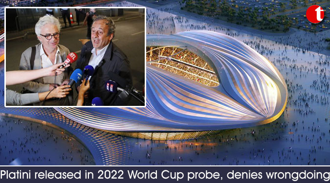 Platini released in 2022 World Cup probe, denies wrongdoing