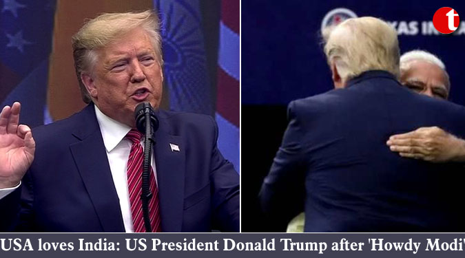 USA loves India: US President Donald Trump after 'Howdy Modi'