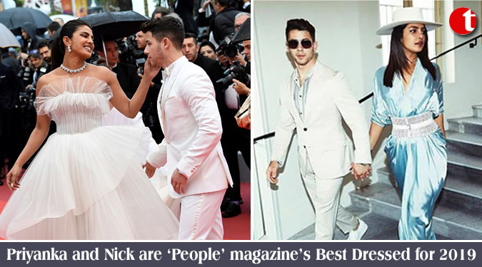 Priyanka and Nick are ‘People’ magazine’s Best Dressed for 2019