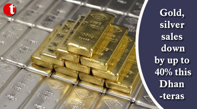 Gold, silver sales down by up to 40% this Dhanteras