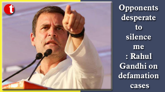 Opponents desperate to silence me: Rahul Gandhi on defamation cases
