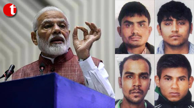 प्रधानमंत्री ने निर्भया के दोषियों की फांसी को न्याय की जीत करार दिया, नेताओं ने किया स्वागत
