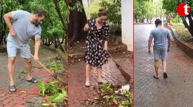 Salman Khan cleans up his Panvel farmhouse to mark Environment Day
