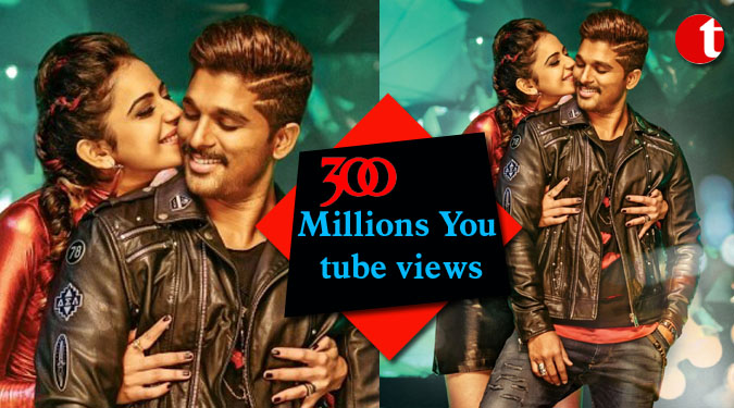 Allu Arjun's 'Sarrainodu' in dubbed Hindi version crosses 300mn YouTube views