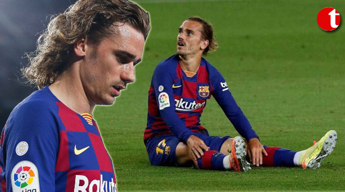 Barcelona striker Griezmann injured, could miss remaining games