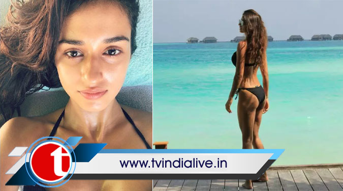 Disha Patani posts stunning picture in black bikini