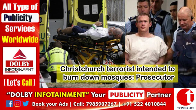 Christchurch terrorist intended to burn down mosques: Prosecutor