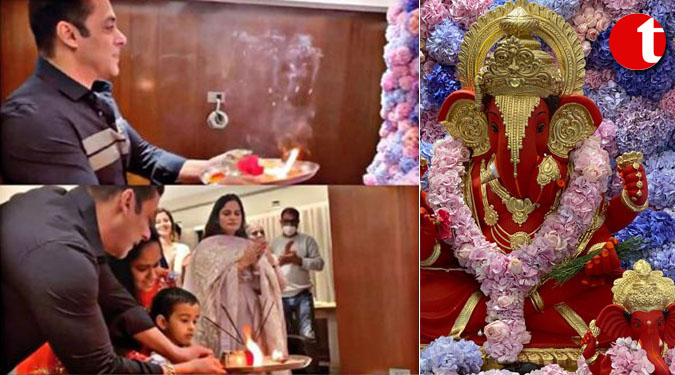 Here's how Salman, family marked the beginning of Ganesh Chaturthi