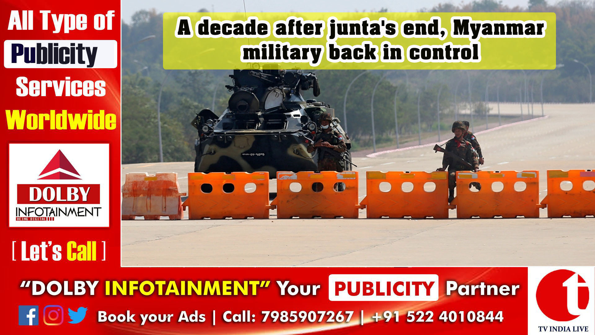 A decade after junta's end, Myanmar military back in control