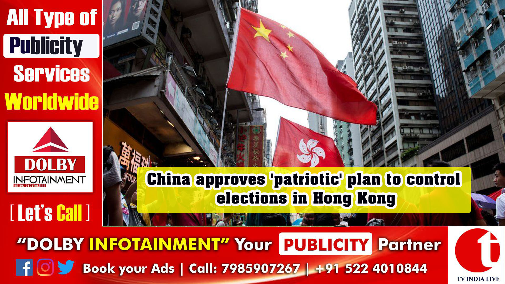 China approves 'patriotic' plan to control elections in Hong Kong