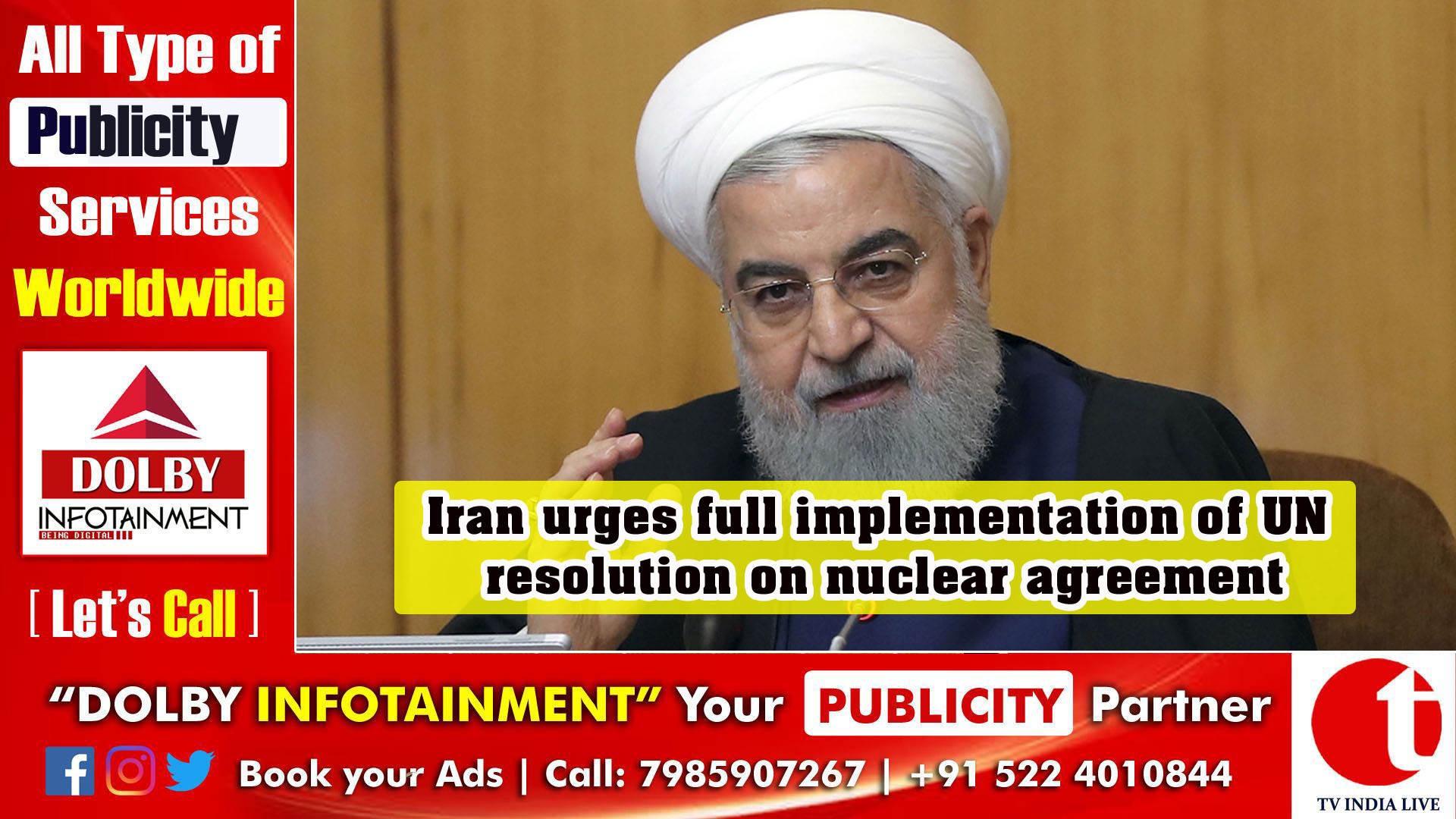 Iran urges full implementation of UN resolution on nuclear agreement