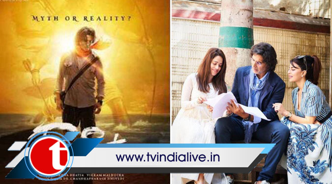 Jacqueline Fernandez posts pic of 'Ram Setu' day one shoot